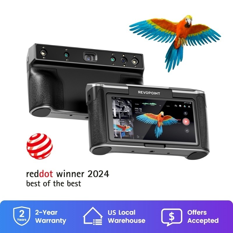 Revopoint MIRACO 3D Scanner 0.05mm 18FPS All-in-one Scanner For 3D Printer 16GB gallery