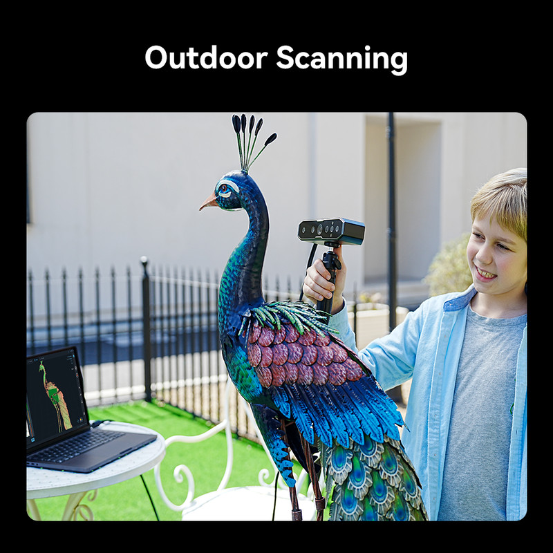 Creality 3D Scanner CR-Scan Otter 0.02mm Accuracy Scan for Black/Metal Objects gallery