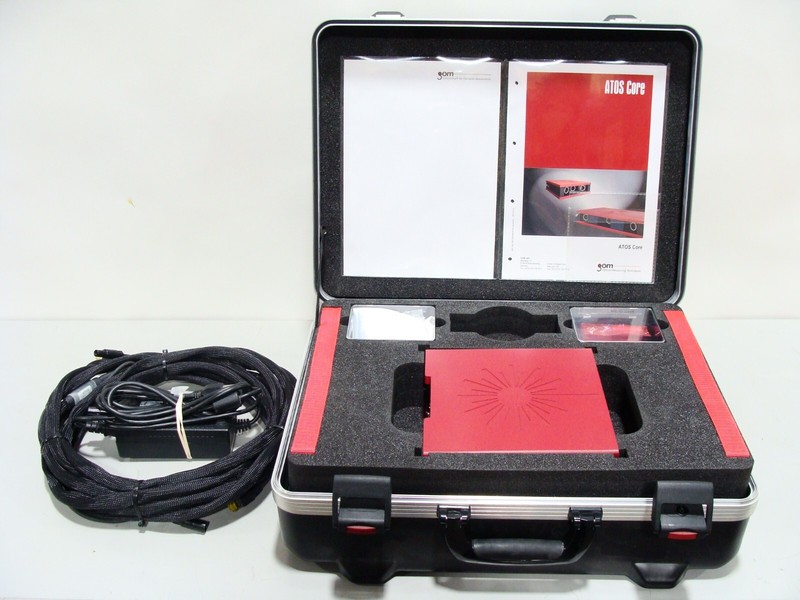 GOM Atos Core 135 Metrology 3D Scanner W/ Calibration Panel & Case - NO SOFTWARE gallery