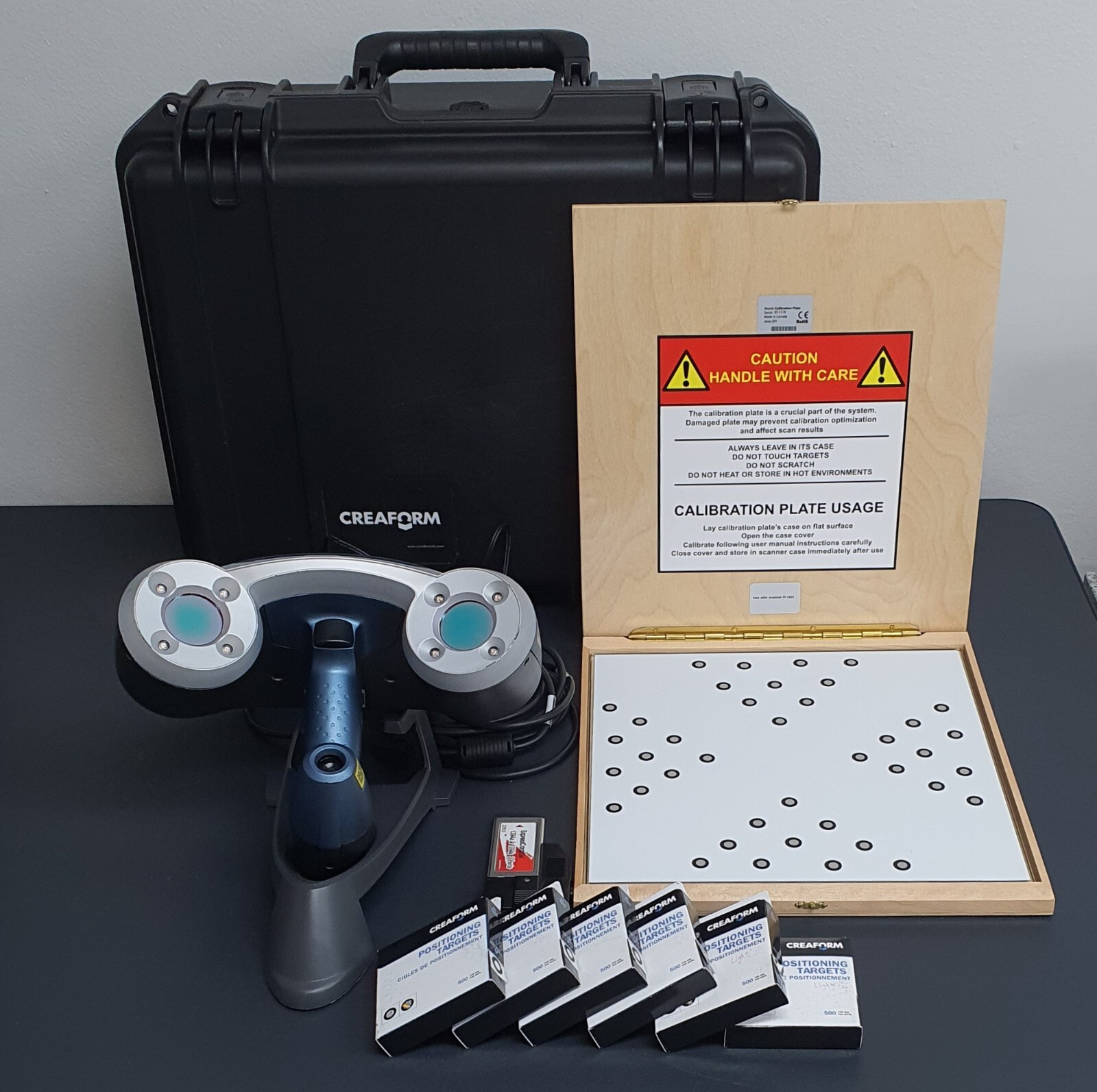 Creaform REVscan Portable 3D Scanner w/ Calibration Plate, Case gallery
