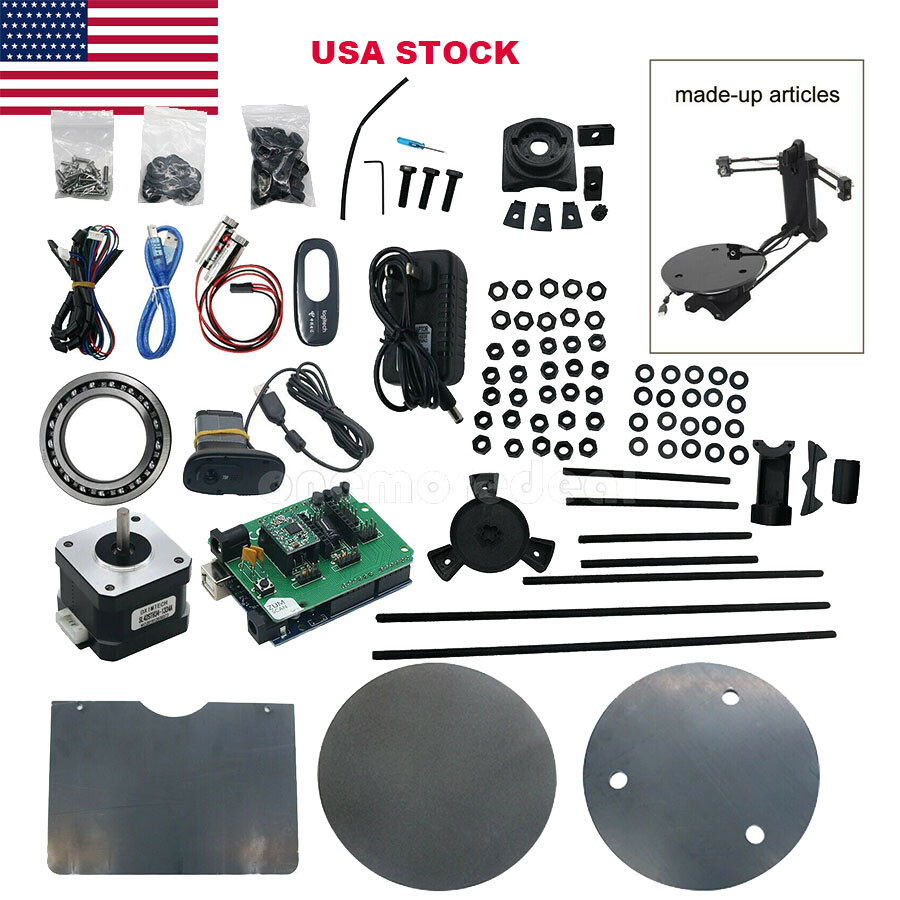3D Open Source DIY 3D Scanner Kit Advanced Laser Scanner w/ C270 Camera US Ship gallery