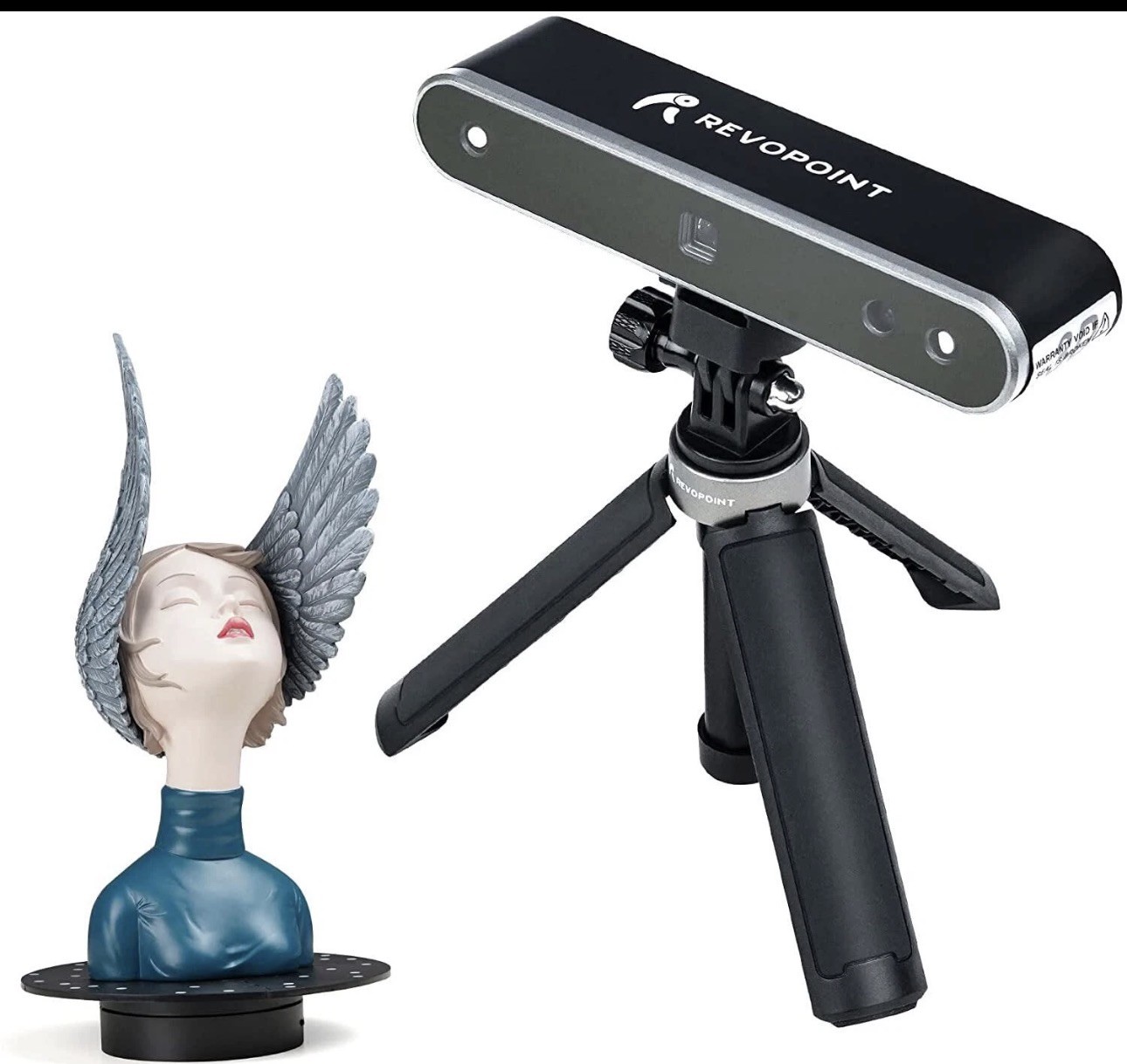 Revopoint POP 2 Premium 3D Scanner 0.05mm Precision, Turntable, & Stabilizer gallery