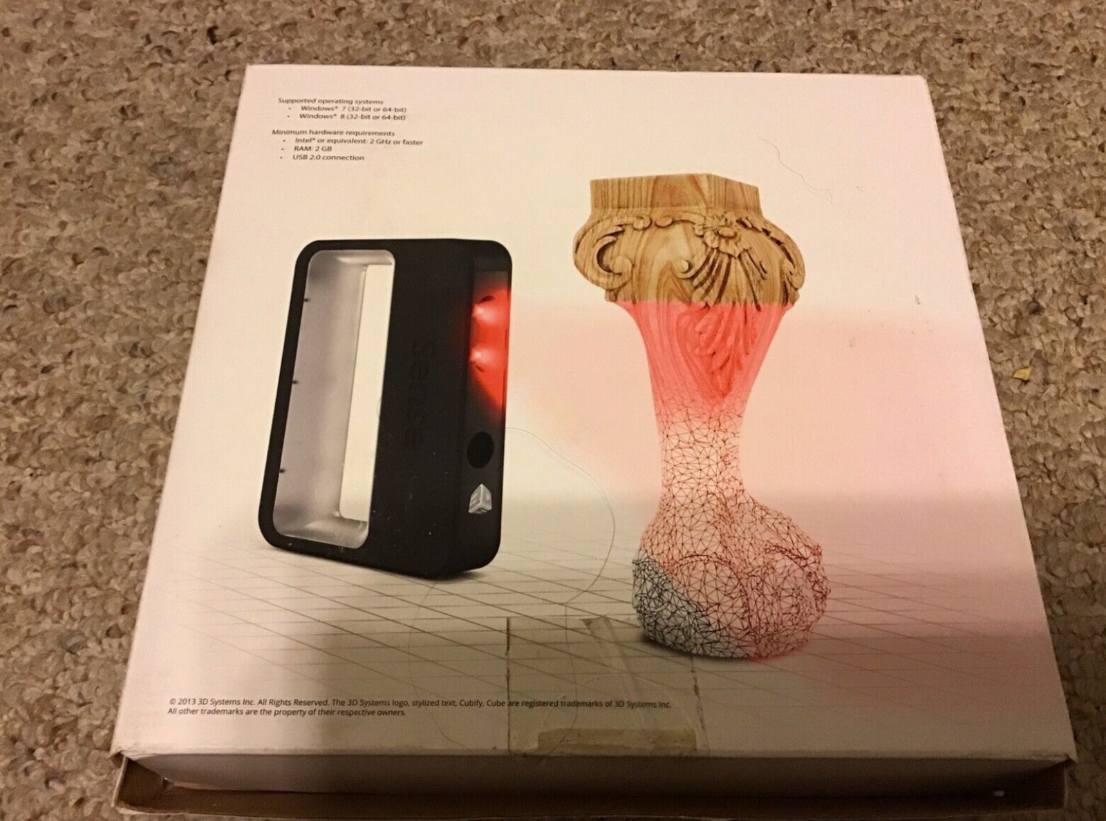 VERY RARE 3D Systems Sense Scanner US MADE with box! Excellent condition! gallery