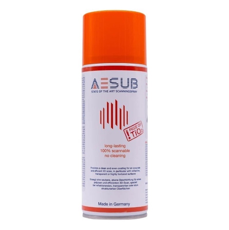 AESUB Orange Scanning Spray Universal self-evaporating 3D Works w All Scanners gallery