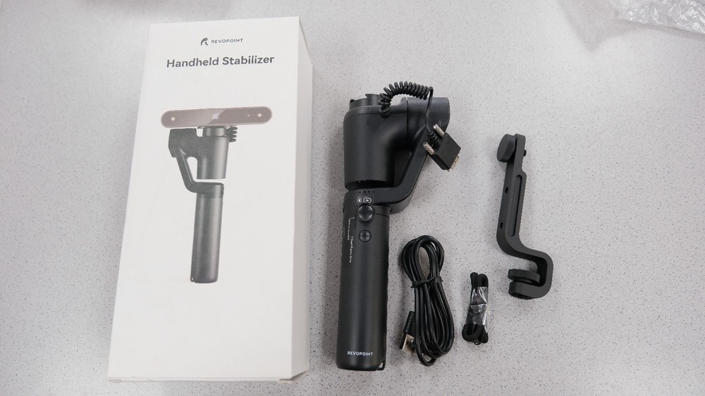 Revopoint Handheld Stabilizer FOR POP, POP 2, MINI Open Box Hard to Find CLEAN!