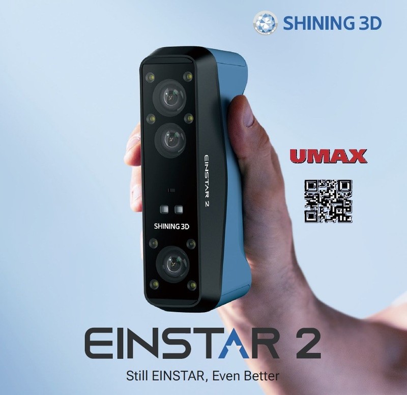 EINSTAR 2 Wireless 3D Scanner Full-Color Capture, Outdoor-Ready, Battery Powered gallery