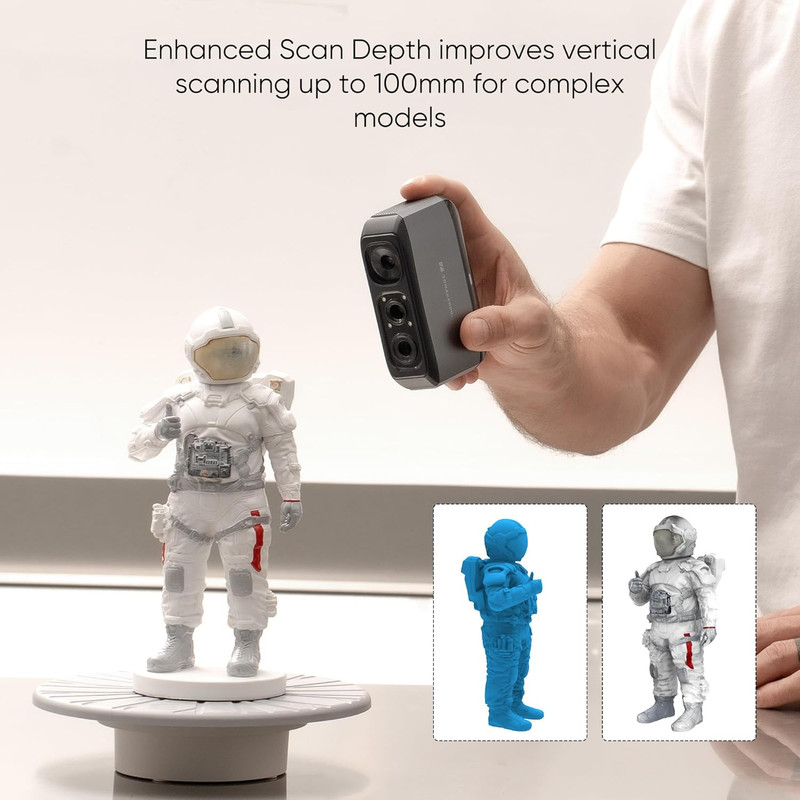 3D Scanner for 3D Printing, Handheld 3D Model Scanners with 0.05Mm High Detailed gallery
