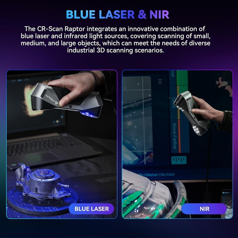 Creality CR-Scan Raptor 3D Scanner for 3D Printing gallery