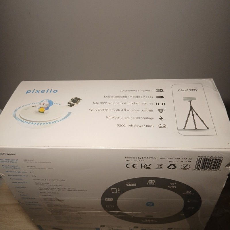 Pixelio 3D Scanner Turntable for Smartphone 360 Photos 3d Printer Scans gallery