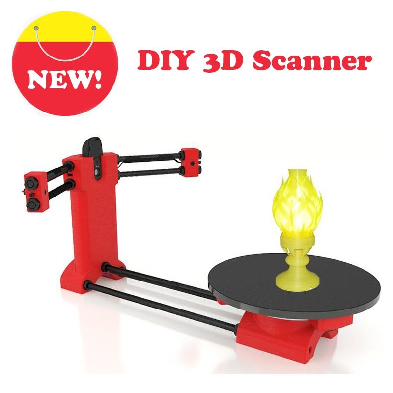 Mini 3D Scanner Diy Kit Open Source Object Scanning Cnc Milling Machine Tool Kit gallery