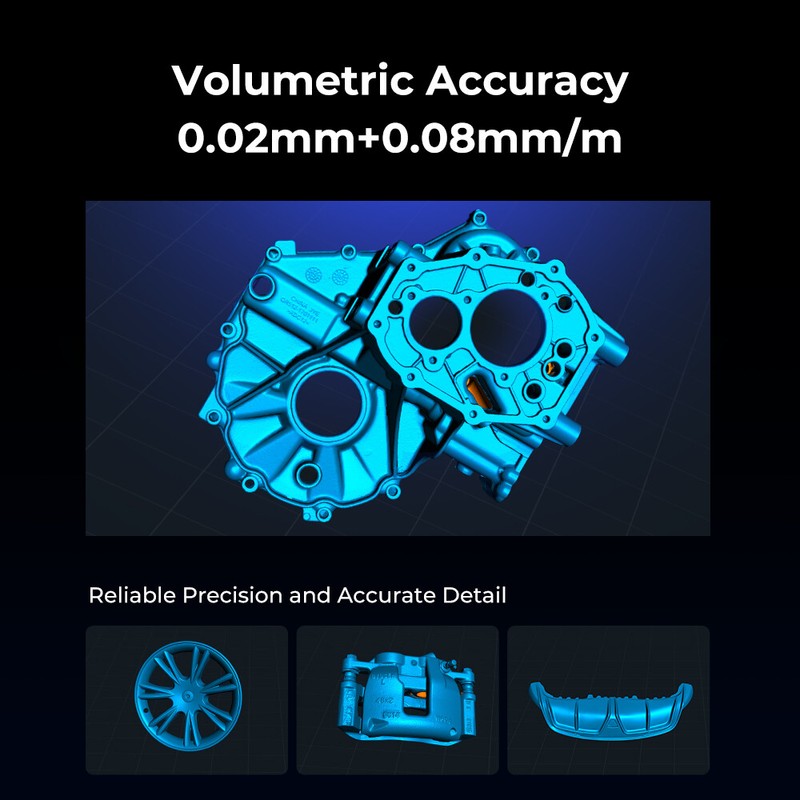 Open Box Creality Raptor Pro 3D Scanner 22+7 Blue Laser Lines 60fps gallery