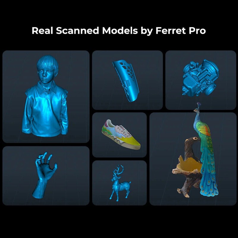 Creality CR-Scan Ferret Pro 3D Scanner 3D Printing Wifi6 Scanning 0.1mm Accuracy gallery