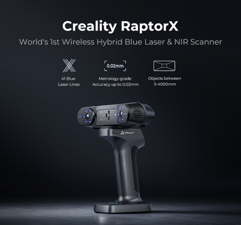 Open Box Creality RaptorX 3D Scanner For CAD Designer High-Precision Scanning gallery