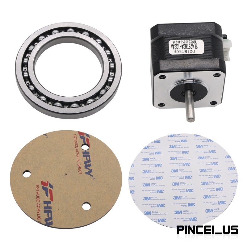 Open Source 3D DIY Laser Scanner Plate Kit w/Adapter Object For Ciclop Printer gallery