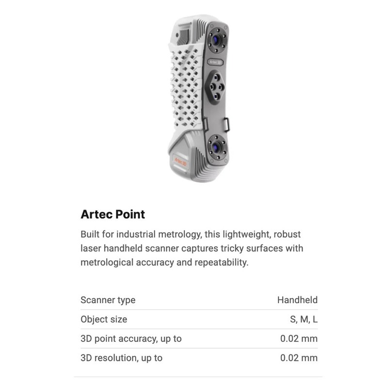 Artec Point (Demo Unit) gallery