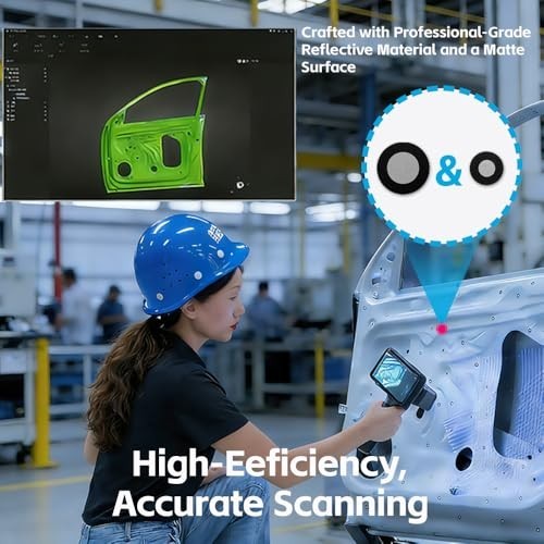 1400 High Precision 3D Scanning Markers Dots 6mm & 3mm for Accurate Tracking gallery