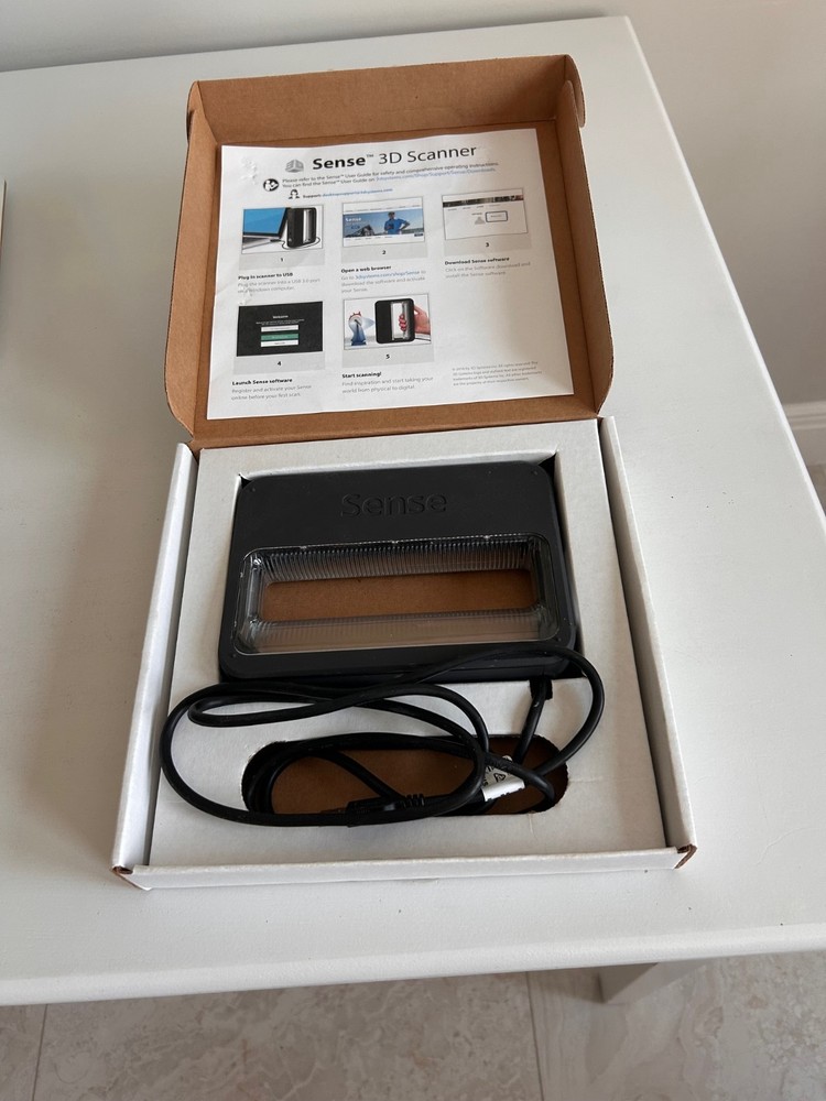 VERY RARE 3D SYSTEMS Sense 3D Scanner + ACTIVATION CODE! Excellent condition!