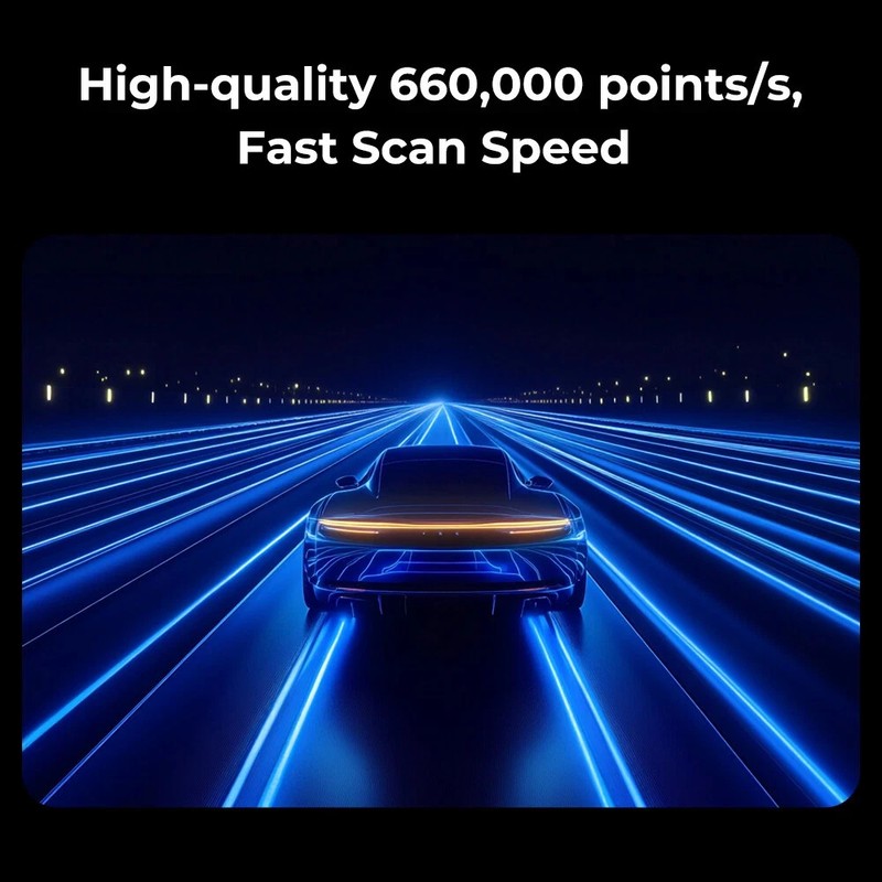 Creality Raptor Pro 3D Scanner 22+7 Blue Laser Lines 60fps for 5-4000mm Objects gallery