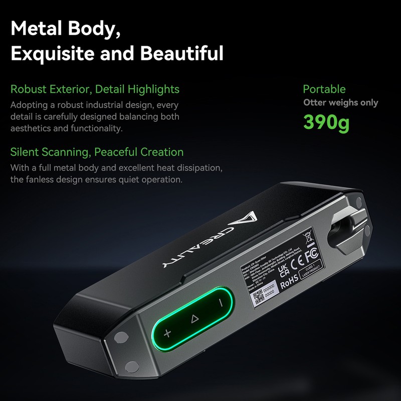 Creality CR-Scan Otter 3D Scanner 24-Bit Full-Color for iOS Android Windows W5L2 gallery