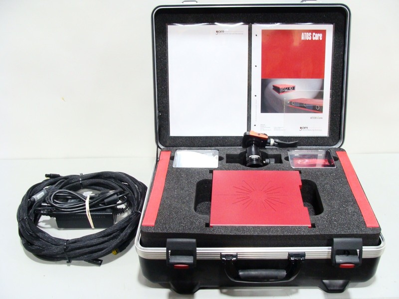 GOM Atos Core 135 Metrology 3D Scanner W/ Calibration Panel & Case - NO SOFTWARE gallery
