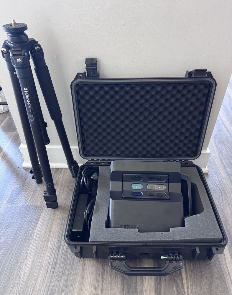 Matterport MC250 3D Camera/Scanner Kit w/ Hard Case, Benro Tripod, Cables