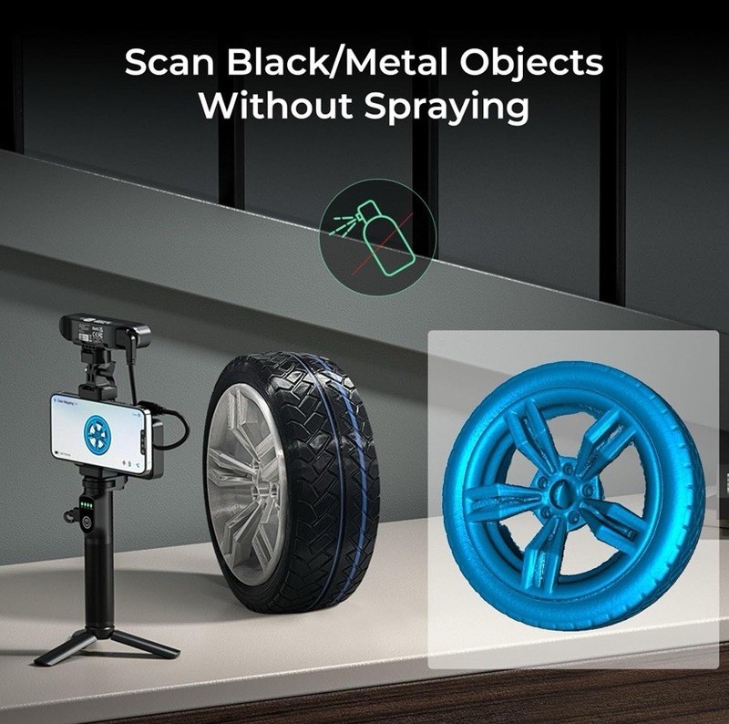 Creality CR-Scan Ferret Pro 3D Scanner - 0.1mm Accuracy, Full Color, WiFi6, New gallery