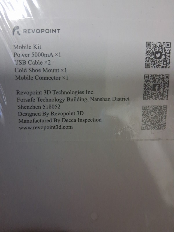 Revopoint Mobile Kit for 3D Scanners (5000mAh Power Bank) - Brand New Sealed gallery