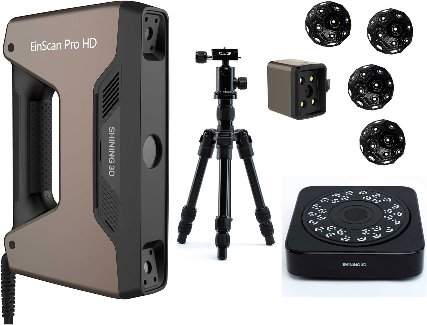 EinScan Pro HD 3D Scanner w/ Industrial Pack, Color Pack & EX Scan gallery