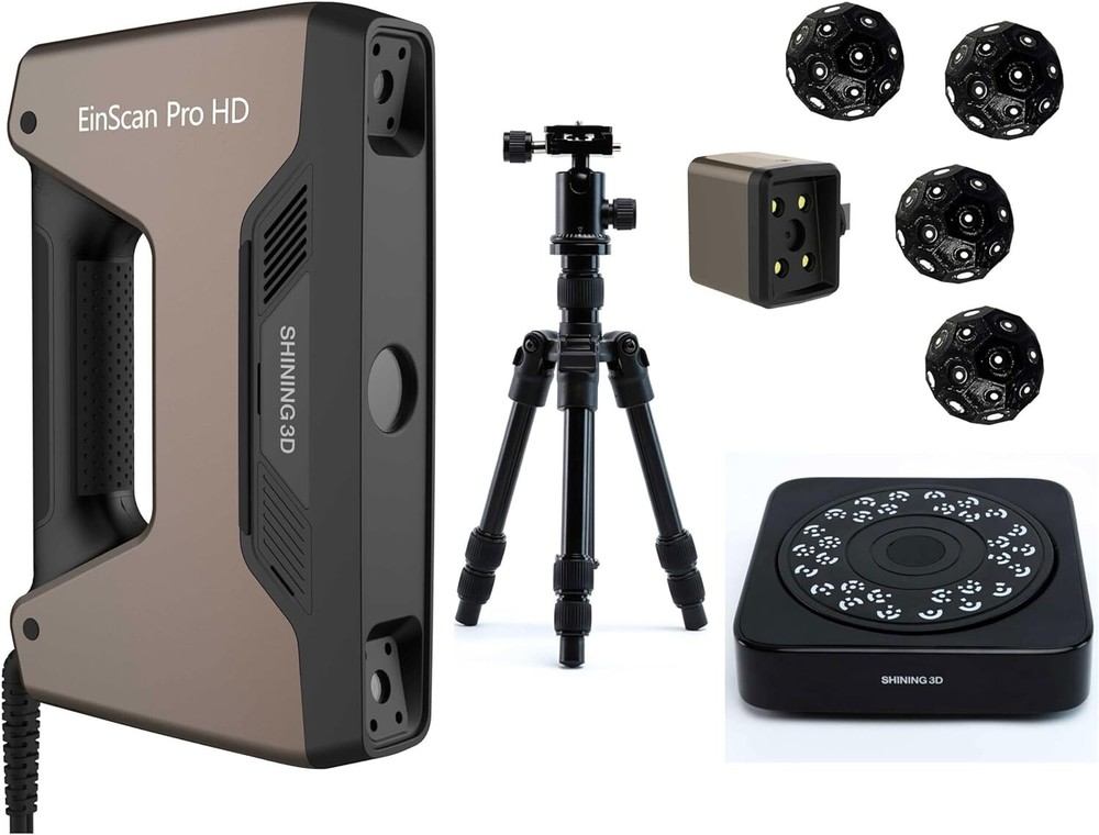 EinScan Pro HD 3D Scanner w/ Industrial Pack, Color Pack & EX Scan