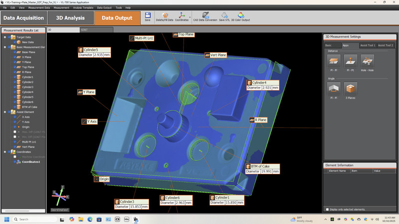 3D scanner KEYENCE VL 320 310 300 CMM with full software suite gallery