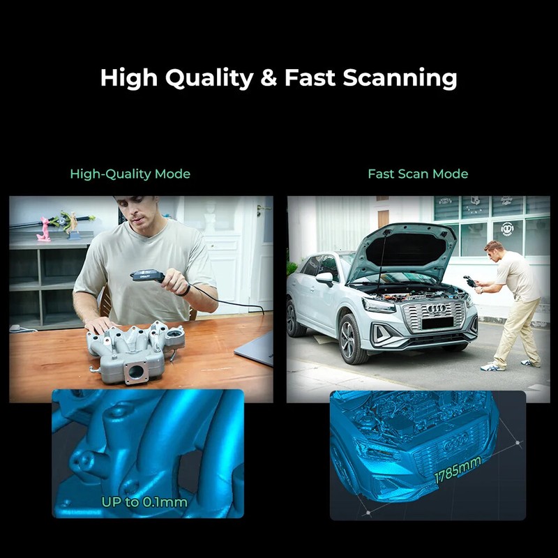 Creality Ferret Pro 3D Scanner 30 fps Anti-shake Tracking w/ Rotating Turntable gallery