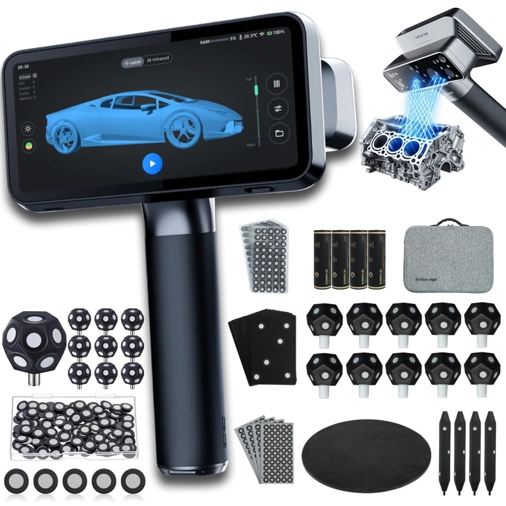 Shining3D [ EinScan Rigil ] Wireless Tri-Mode 3D Laser Scanner w/ Scanning SW