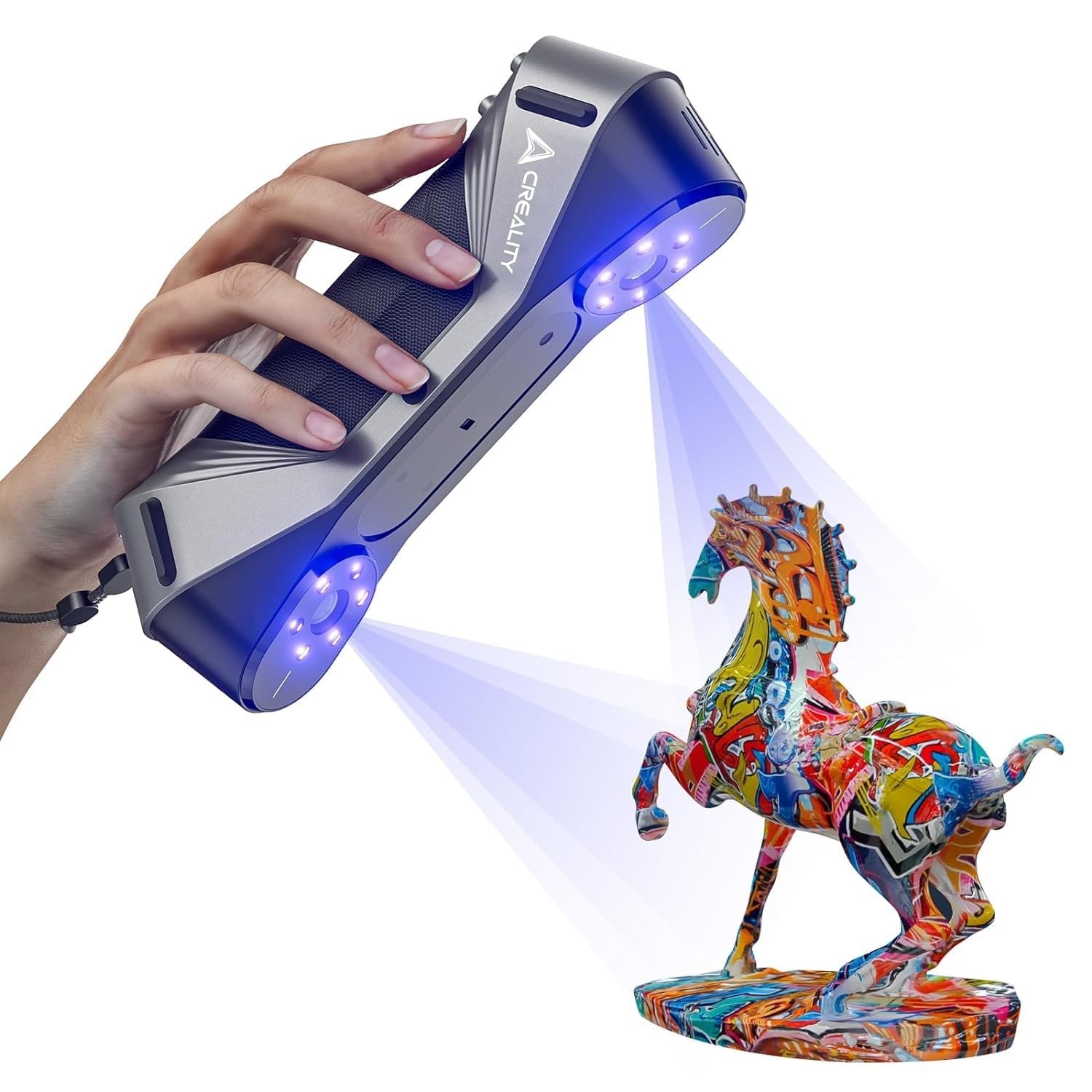 [USED] Creality Raptor 3D Scanner 5-2000mm Range 60FPS Blue NIR Consumer gallery