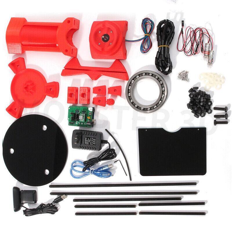 Scanner Laser Printer Plate Desktop Object Open Source Scanning Parts Kit 3D gallery