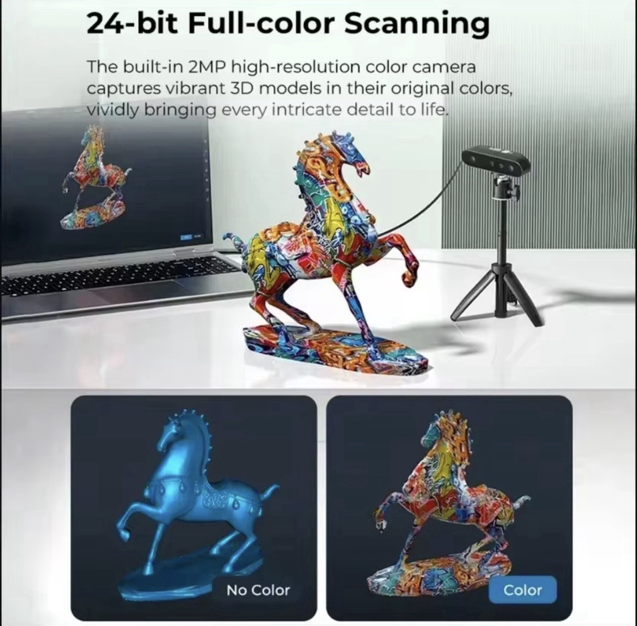 Creality 3D Scanner CR Ferret SE for 3D Printing Handheld Anti-Shake 30FPS Scan gallery