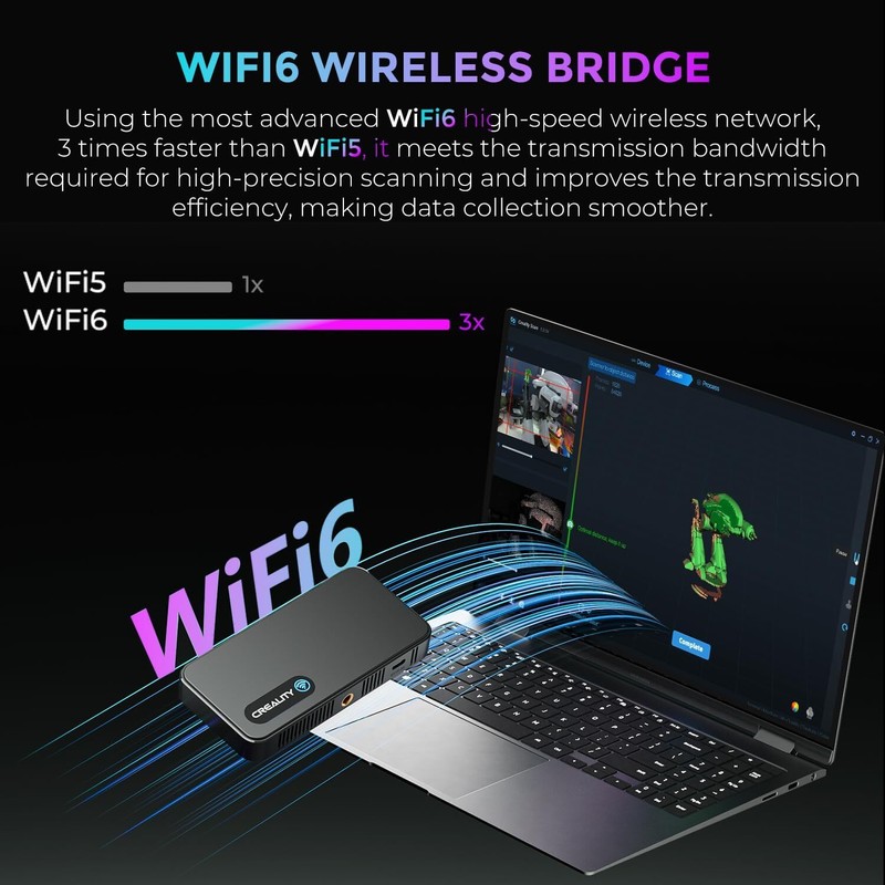 Creality CR-Scan Ferret Pro 3D Scanner Wfi6 Wireless High Quality&Fast Scanning gallery