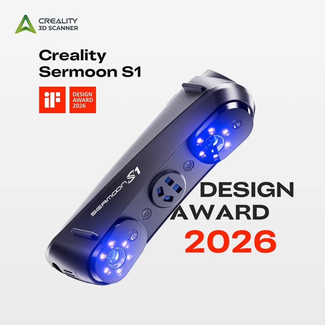 Creality Sermoon S1 3D Scanner 90FPS High Speed 1/7/34 Blue Laser & NIR Hybrid gallery