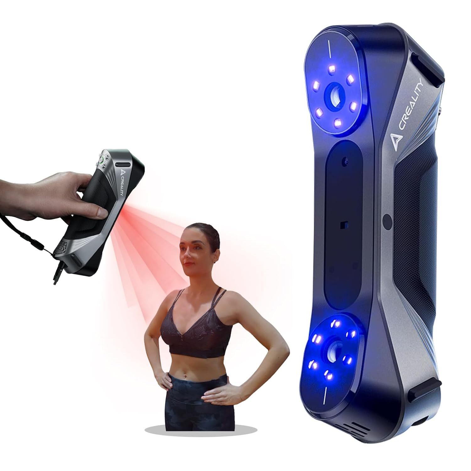 Creality CR-Scan Raptor Multiple-line Blue & NIR Consumer 3D Scanner Open Box gallery