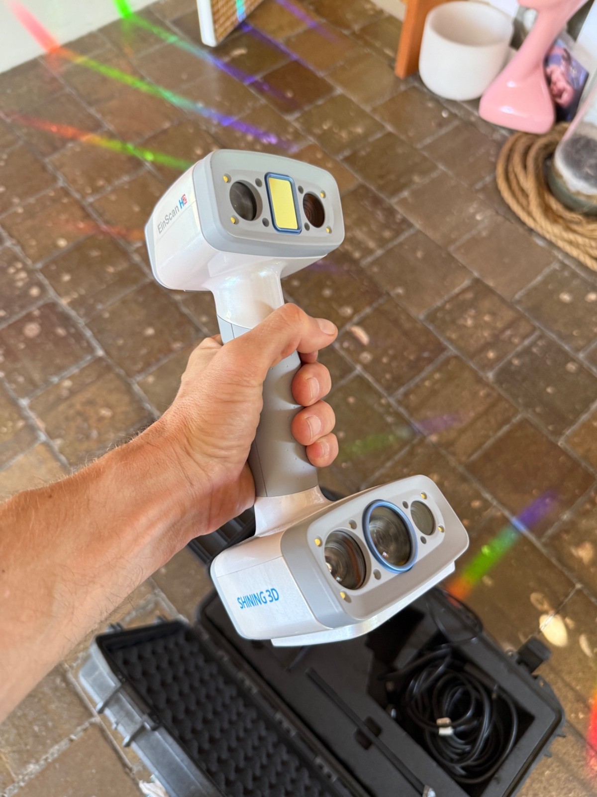 EinScan H2 Hybrid LED Infrared Light Handheld Color 3D Scanner gallery