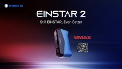 EINSTAR 2 Wireless 3D Scanner – Handheld, 0.05 mm Resolution, Hybrid Laser + IR