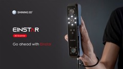 Einstar 3D Handheld Scanner with Three Marker Ball for Ultimate Precision