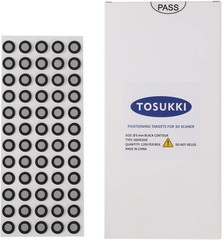 6mm Positioning Targets with Black Contour for 3D Scaner,3D scanning Markers/Dot