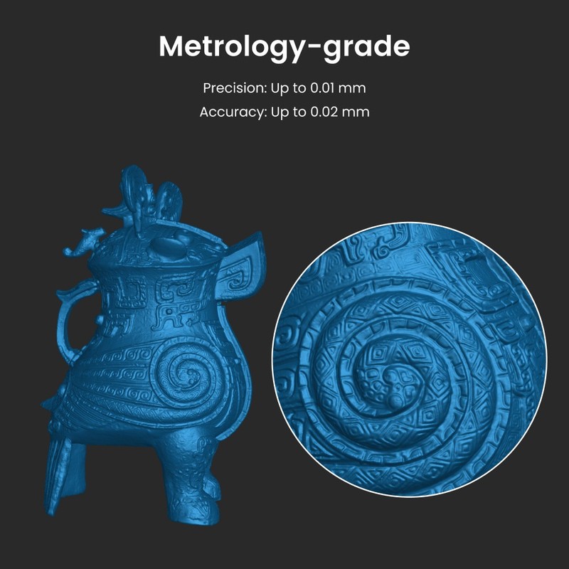 Revopoint MetroX 3D Laser Scanner Blue Multiple-line Laser Scan For CAD 0.01MM gallery
