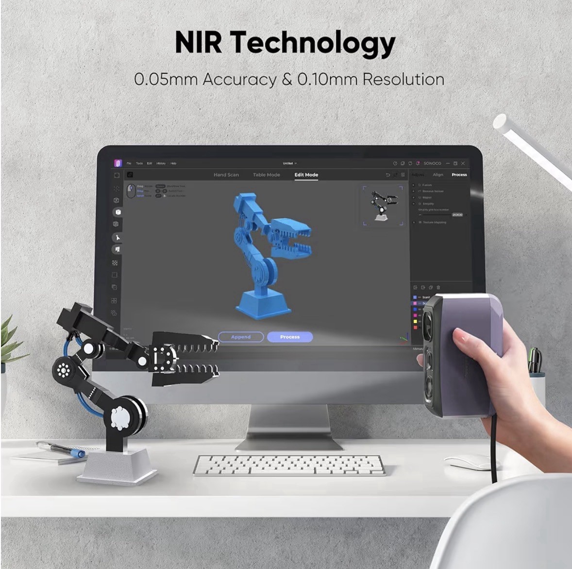 3DMakerpro 3D Scanner for 3D Printing, Handheld 3D Printer Scanner gallery