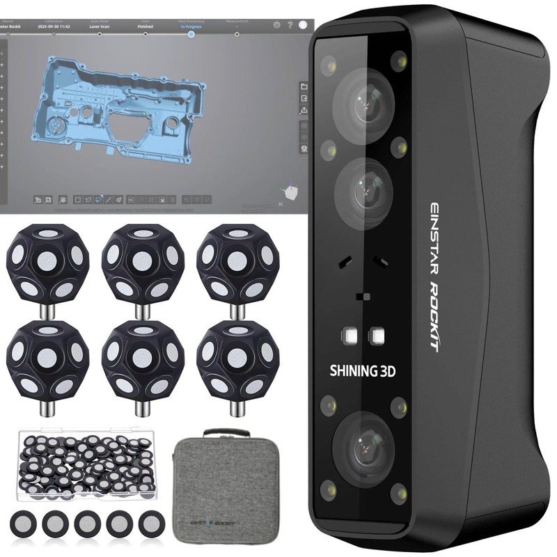 Shining3D [Einstar Vega] Wireless All-In-One 3D Scanner, 20 FPS w/ Scanning SW gallery
