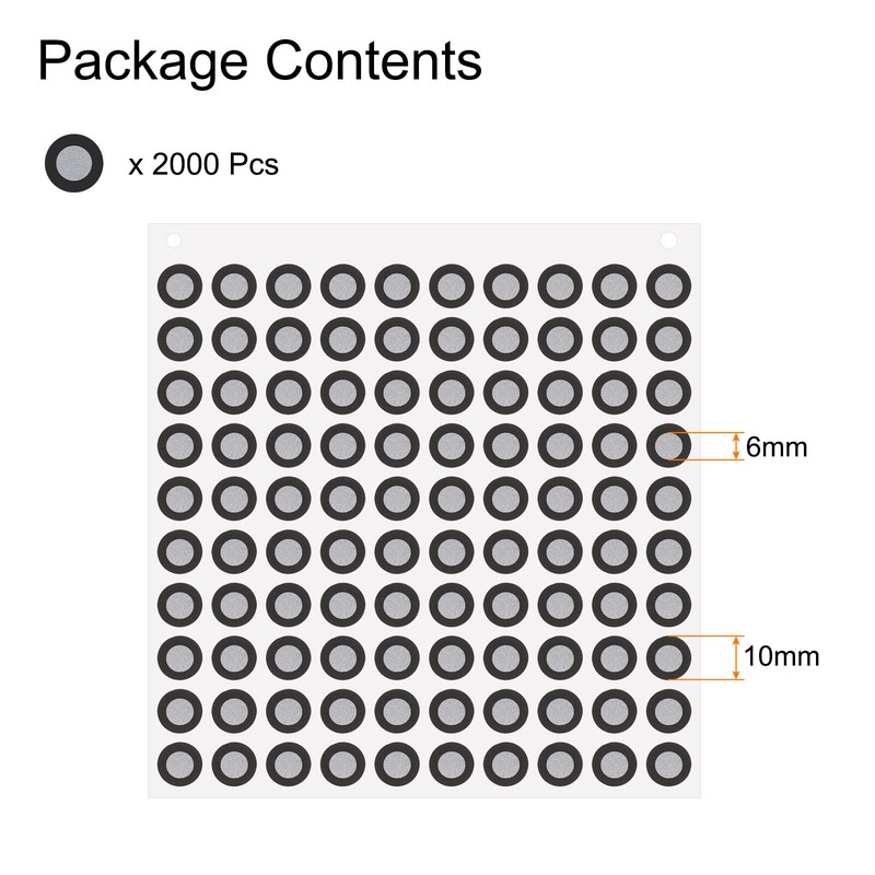 2000Pcs 3D Scanner Markers 6mm for 3D Scanner, 3D Tracking Dots gallery