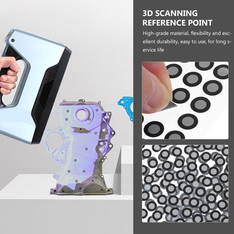 3D Scanning dots,Scanning Markers,Tracking dots for 10.0 mm, Black gallery