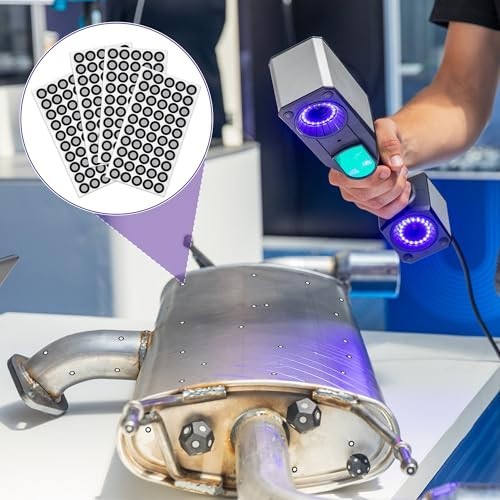 High Reflective 3D Scanner Markers - 1100 Dots, 6mm Positioning Targets, 22 Shee gallery