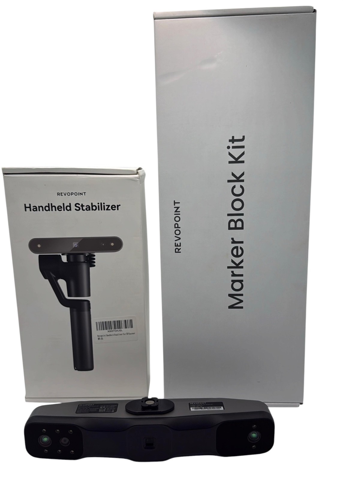 Revopoint RANGE 2 3D Scanner Handheld Stabilizer + Maker Block Kit New Open Box gallery