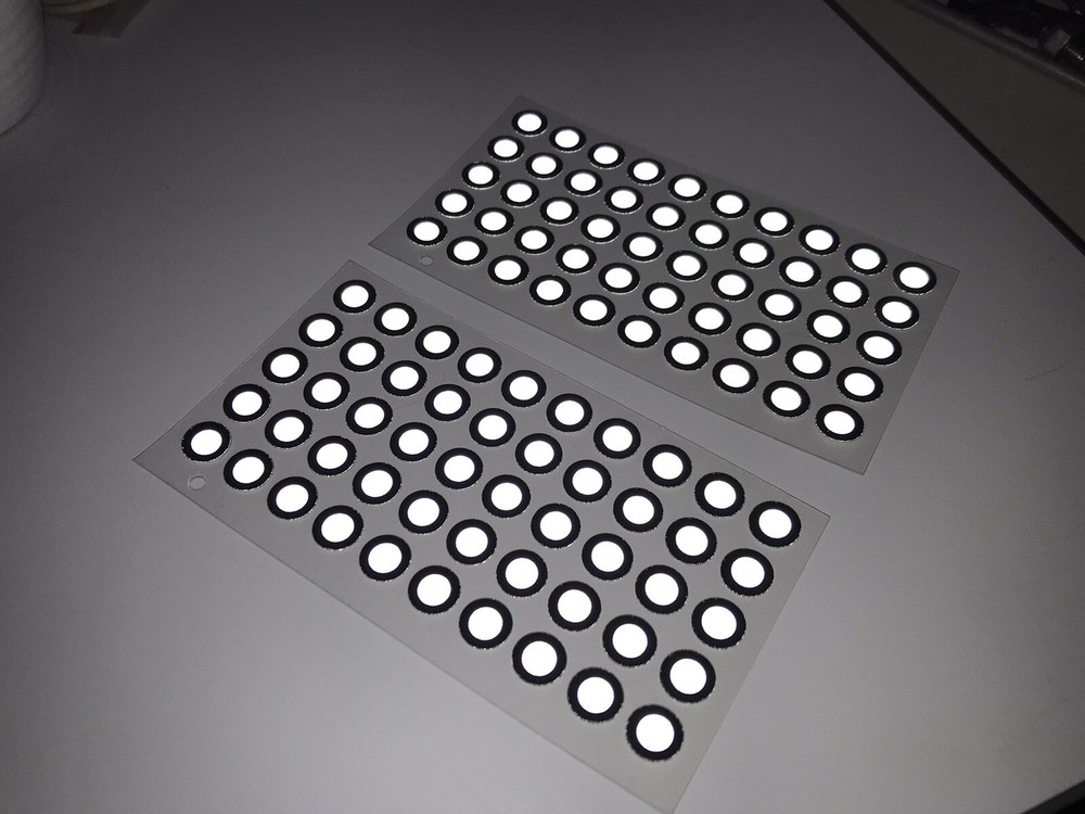 200 x 3d Scanner Scanning Marker Dot 10mm width, 6mm reflective